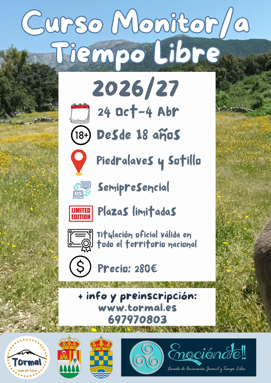 Curso monitor del tiempo libre